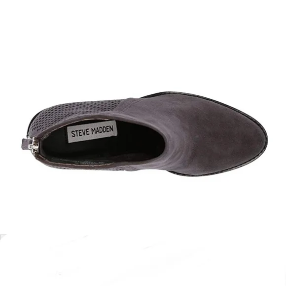 Chic Steve Madden Chunky Heeled Booties - Picture 6 of 8